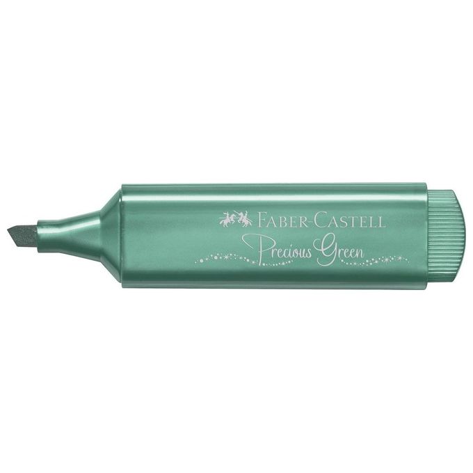 Faber Castell Confezione 10 Evidenziatori Texliner Metallic Verde