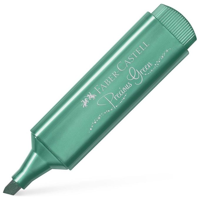 Faber Castell Confezione 10 Evidenziatori Texliner Metallic Verde