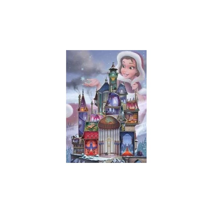 Ravensburger Puzzle 1000 Pezzi Disney Beauty e Beast Belle Castle Collection