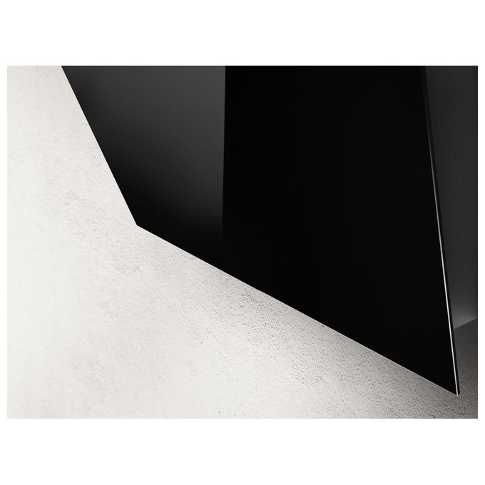 Elica MAJESTIC NO DRIP PRF0147732 Cappa a Parete Classe energetica B 3 Velocita' Aspirante Touch Control Illuminazione LED 90 cm Inox-Vetro Nero