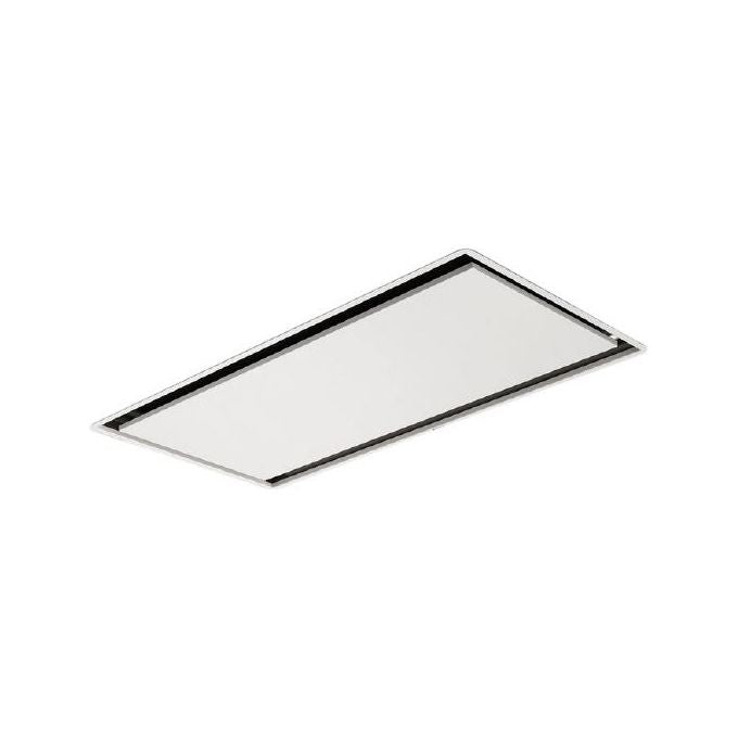 Elica ILLUSION NO MOTOR WH- PRF0146253 Cappa a Soffitto Classe energetica A 3 Velocita' Aspirante Radiocomando Illuminazione LED 100 cm Bianco