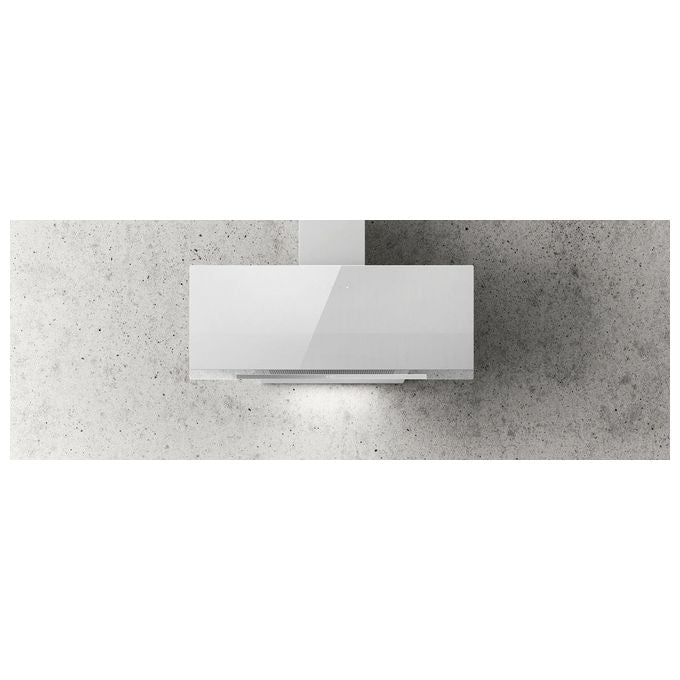 Elica PRF0166941 APLOMB WH-A-90 Cappa a Parete Classe energetica A 3 Velocita' Aspirante o Filtrante Touch Control 90 cm Vetro Bianco