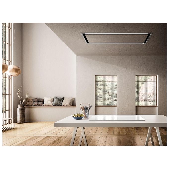 Elica ILLUSION H16 PAINT-A- PRF0147726 Cappa a Soffitto Classe energetica A 5 Velocita' Aspirante Radiocomando Illuminazione LED 100 cm Inox