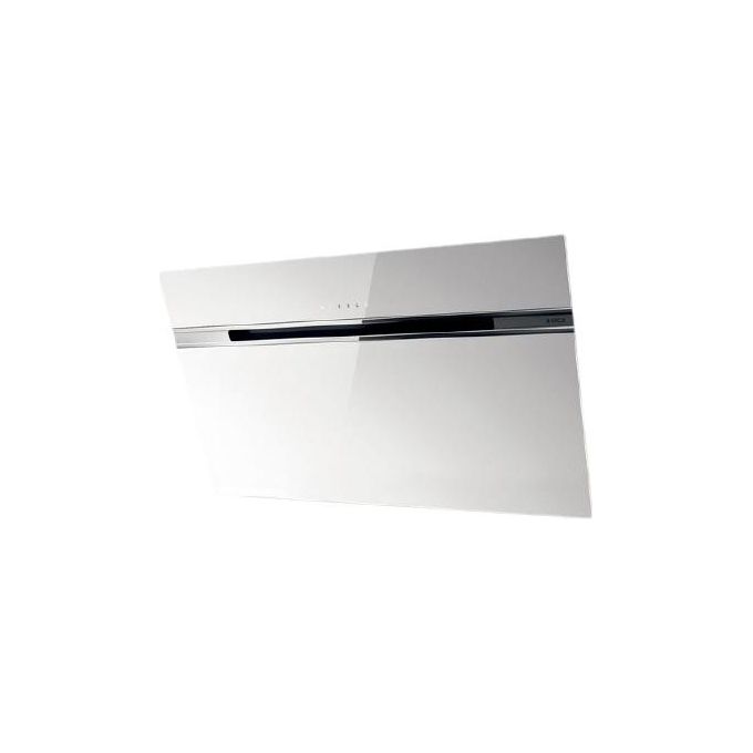 Elica STRIPE WH-A-80 Cappa a parete aspirante Pulsantiera elettronica 80 cm Classe energetica B 757 m3-h Vetro Bianco PRF0164805