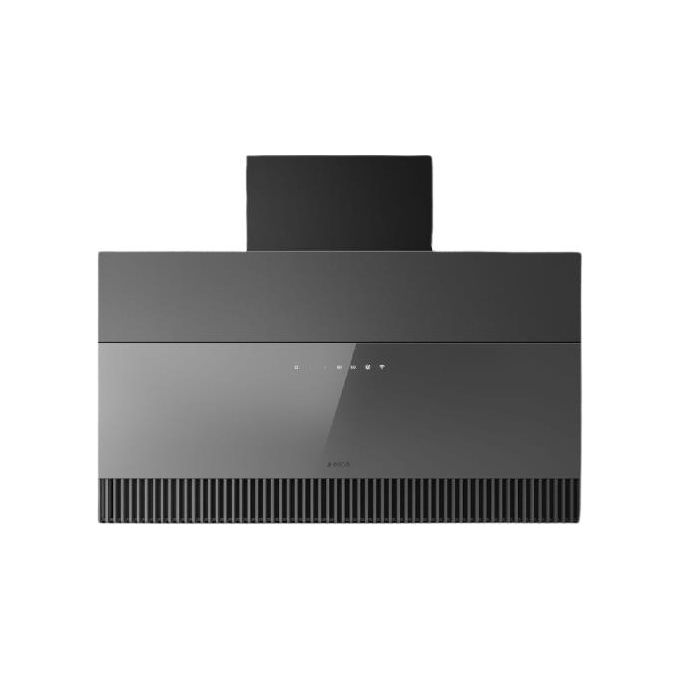 Elica SUPER PLAT GR-F-80 Cappa a parete filtrante Comandi touch control 80 cm Classe energetica A 740 m3-h Grigio + effetto ghisa PRF0164980