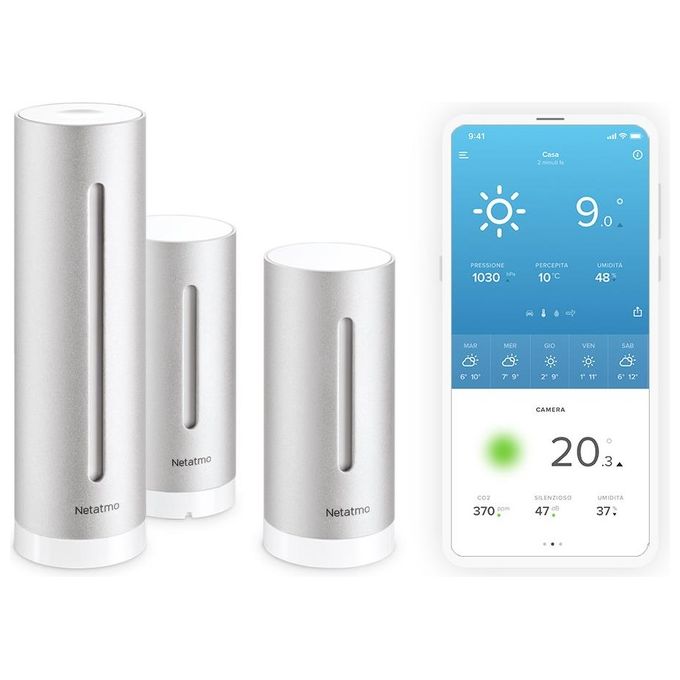 Netatmo Stazione Meteo Intelligente + Modulo Interno Aggiuntivo