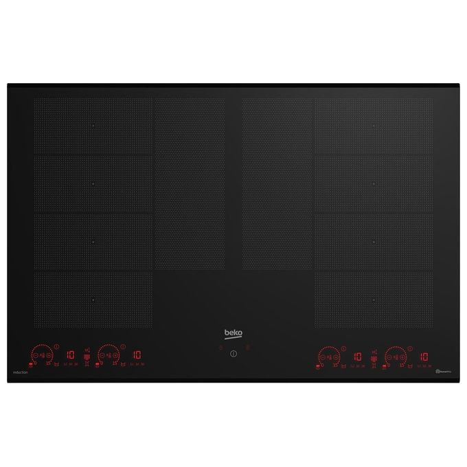 BEKO HII88810NTI Piano Cottura ad Induzione 8 Zone 80 cm Nero