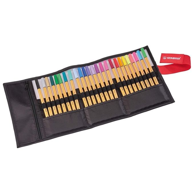 Fineliner - STABILO point 88 - Rollerset con 25 colori assortiti - ARTY Edition