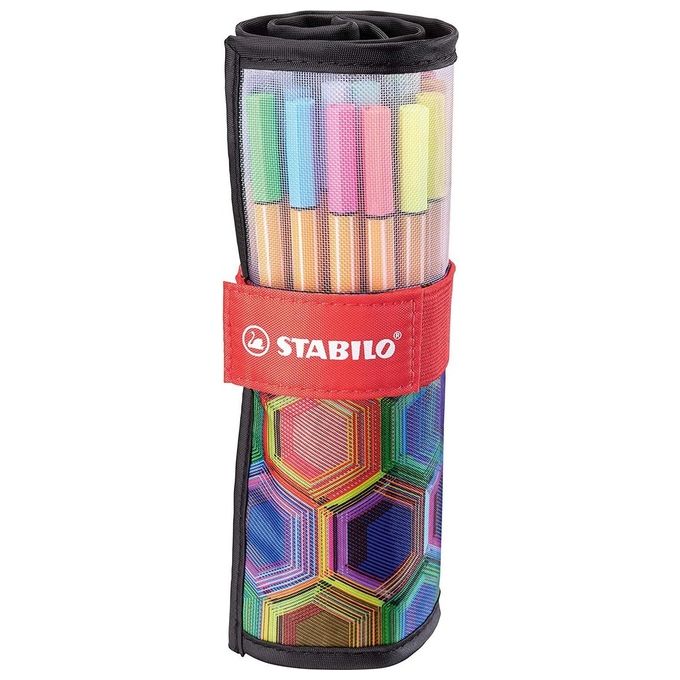 Fineliner - STABILO point 88 - Rollerset con 25 colori assortiti - ARTY Edition