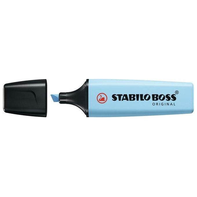Evidenziatore - STABILO BOSS ORIGINAL Pastel - Azzurro Cielo