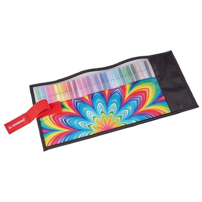 Pennarello Premium - STABILO Pen 68 - Rollerset con 25 colori assortiti - ARTY Edition