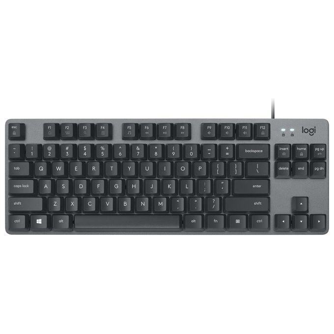 Logitech K835 TKL Mechanical Keyboard Tastiera USB Tedesco Grafite-Grigio