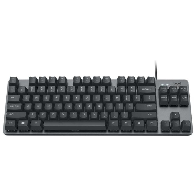 Logitech K835 TKL Mechanical Keyboard Tastiera USB Tedesco Grafite-Grigio