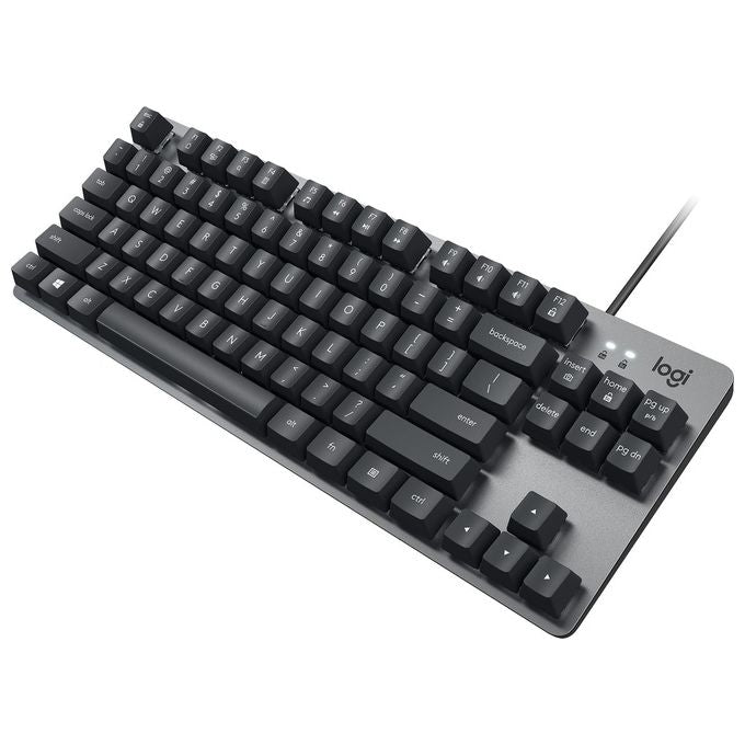 Logitech K835 TKL Mechanical Keyboard Tastiera USB Tedesco Grafite-Grigio