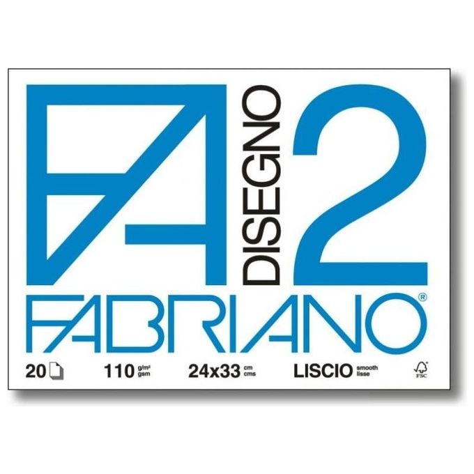 Fabriano Album da Disegno F2 4 Angoli Ruvido 24x33cm
