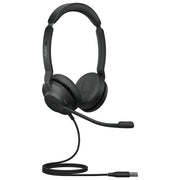 JABRA Evolve2 30 Auricolare Cablato a Padiglione Ufficio USB Tipo-C Nero per Comunicazioni Professionali e Videoconferenze