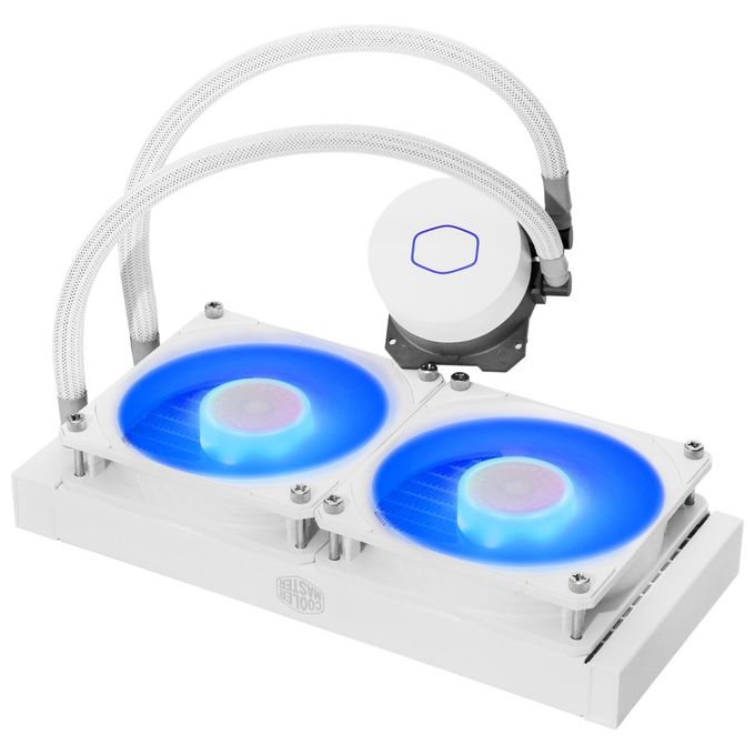 Cooler Master Dissipatore a Liquido MasterLiquid ML240L V2 RGB con Ventole Sickleflow da 120 WHITE Edition