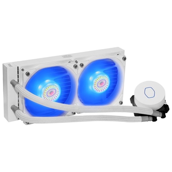 Cooler Master Dissipatore a Liquido MasterLiquid ML240L V2 RGB con Ventole Sickleflow da 120 WHITE Edition