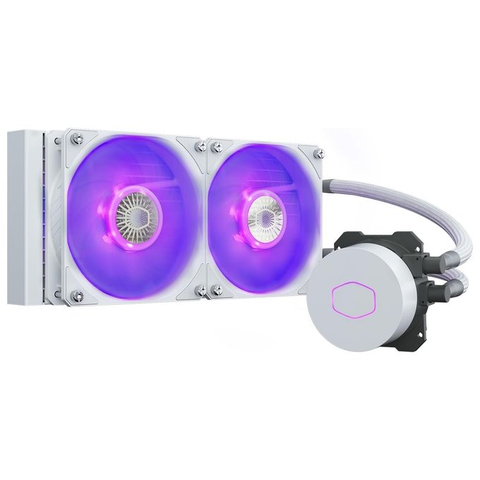 Cooler Master Dissipatore a Liquido MasterLiquid ML240L V2 RGB con Ventole Sickleflow da 120 WHITE Edition