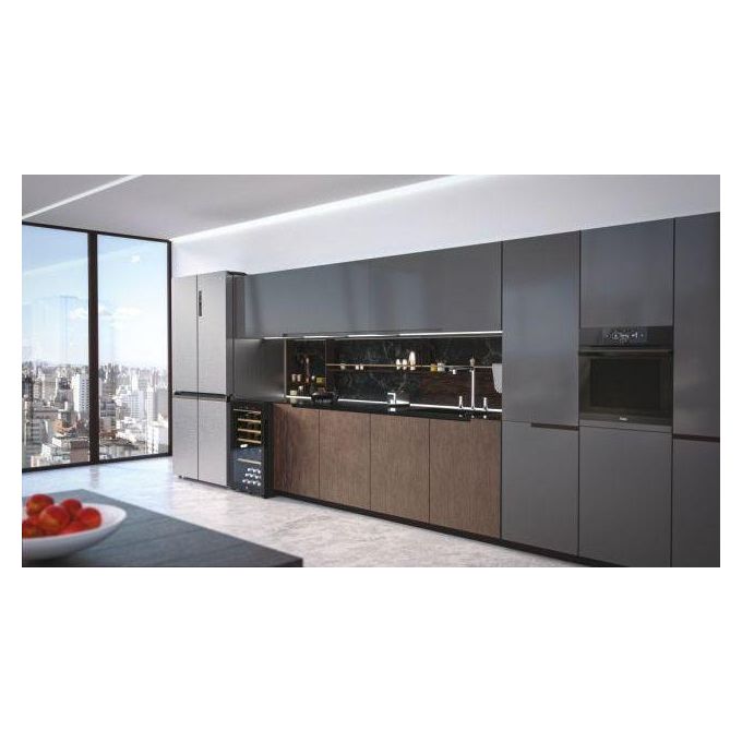 Haier HWS49GA Wine Bank 50 Series 5 Cantinetta Vino 49 Bottiglie Classe energetica F Ripiani 4+1 Sistema luci 3D 50 cm Nero