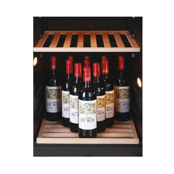 Haier HWS49GA Wine Bank 50 Series 5 Cantinetta Vino 49 Bottiglie Classe energetica F Ripiani 4+1 Sistema luci 3D 50 cm Nero