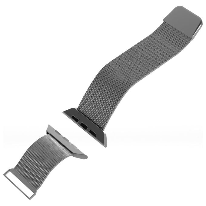 Puro Cinturino Maglia Milanese Per Apple Watch 42-44-45-49 Argento