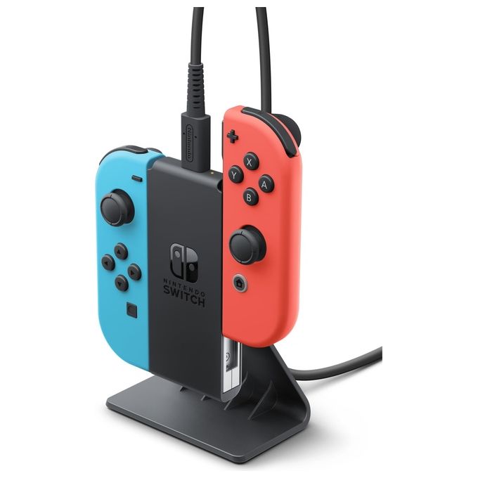 Nintendo Caricabatterie per Nintendo Switch Stand Dual Nero