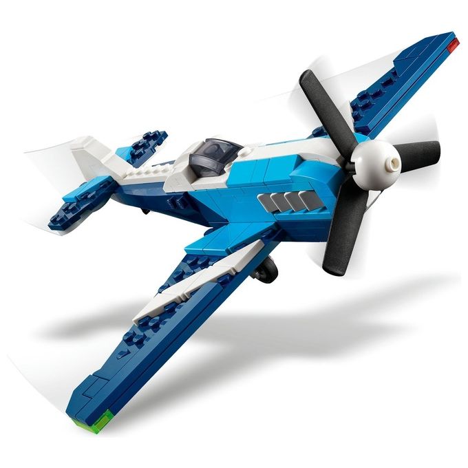 LEGO Aereo 31160 Creator Velivolo da Competizione 3 in 1 Esperienza Costruzione Versatile e Divertente