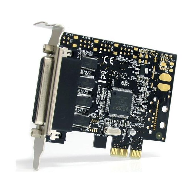 StarTech Scheda PCI Express seriale a 4 porte RS-232 con cavo di ripartizione