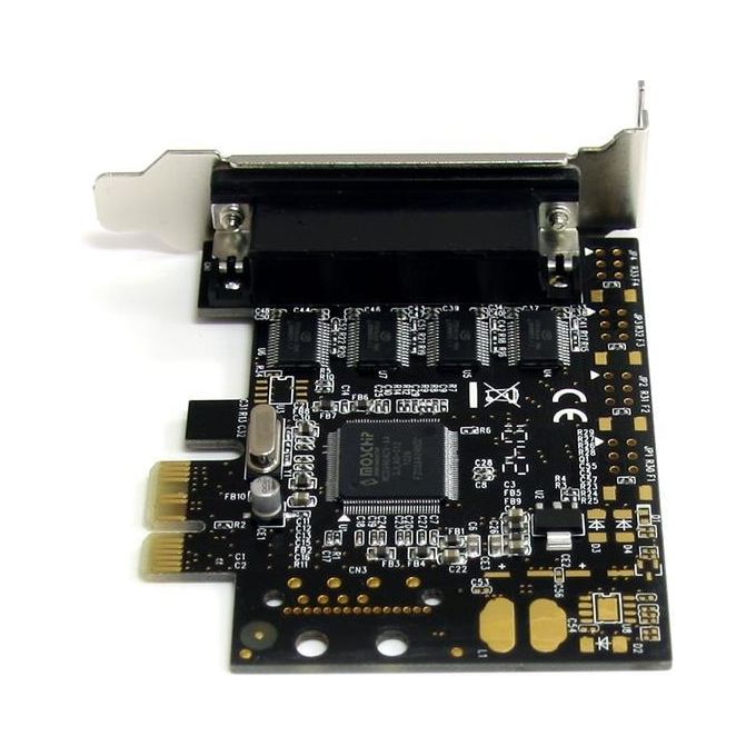 StarTech Scheda PCI Express seriale a 4 porte RS-232 con cavo di ripartizione