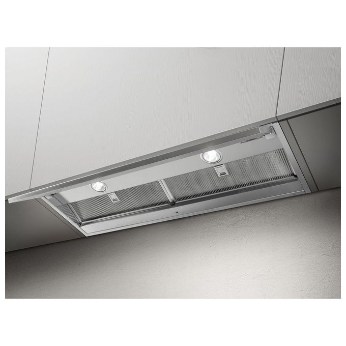 Elica BOXIN NO DRIP IX-A-120 Cappa ad Incasso Classe energetica A Anti Condensa 3 Velocita' + Intesiva Aspirante Portata 600 m3-h 120 cm Acciaio inox PRF0157280