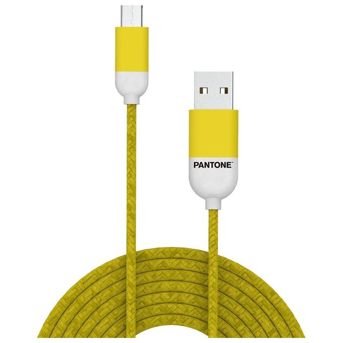 Pantone Cavo Micro Usb Giallo 1.5mt