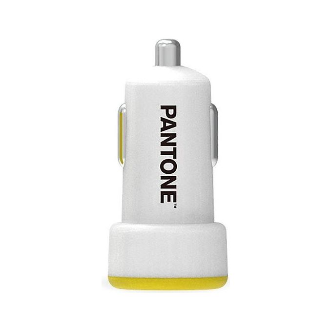 Pantone Caricabatterie da Auto 2A Carica Rapida Giallo