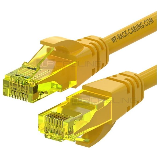 WP Europe Patch U-Utp Cat.6a lshf Giallo 1mt