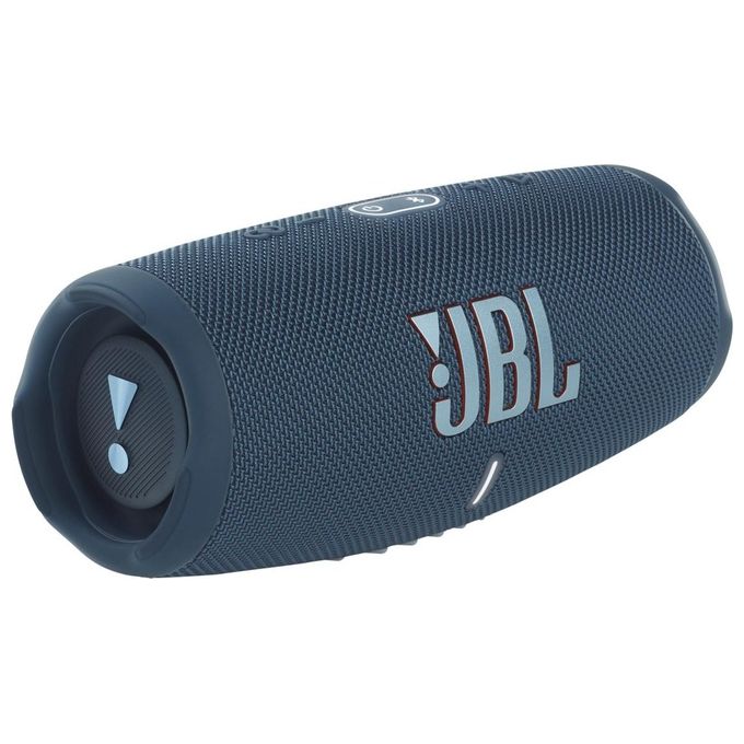 JBL Charge 5 Speaker Bluetooth Portatile Cassa Altoparlante Wireless Resistente ad Acqua e Polvere IPX67 Powerbank Integrato USB PartyBoost Bass Radiator Blu