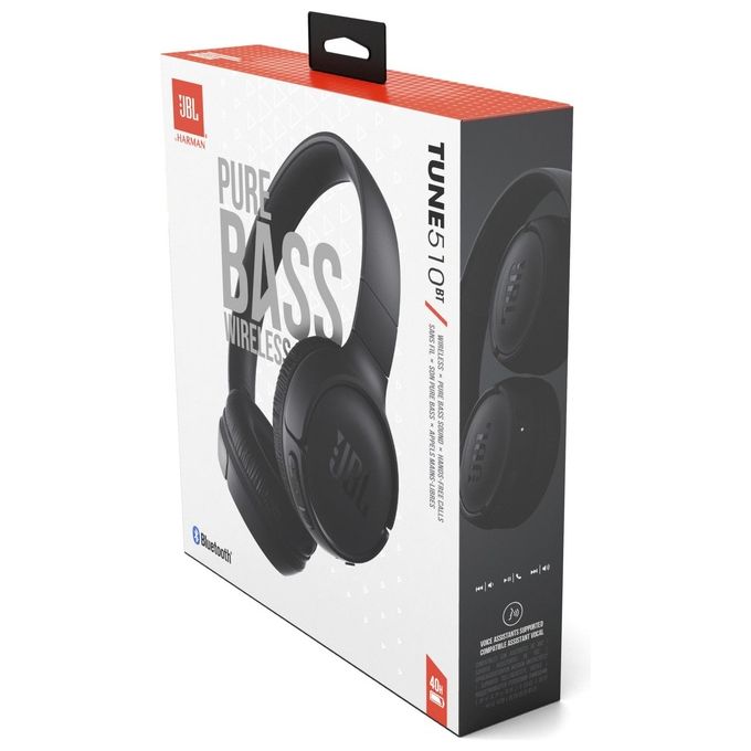 JBL Tune 510BT Cuffie Wireless- Bluetooth Con Microfono - Nere