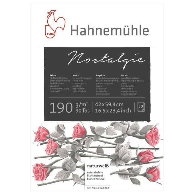 Hahnemuhle Quaderno Schizzi Nostalgie A4 50 Fogli 190gr