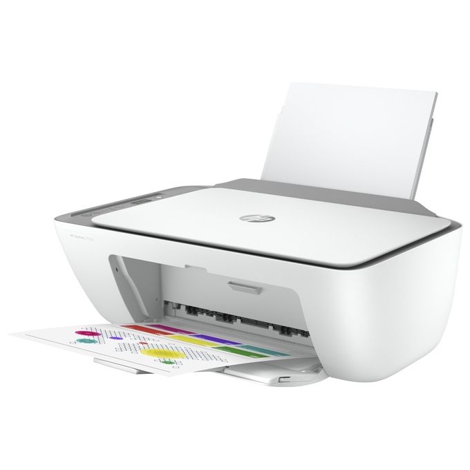 [ComeNuovo] HP Stampante Inkjet Multifunzione DeskJet 2720e Risoluzione 4800x1200 DPI A4 Wi-Fi Bianca