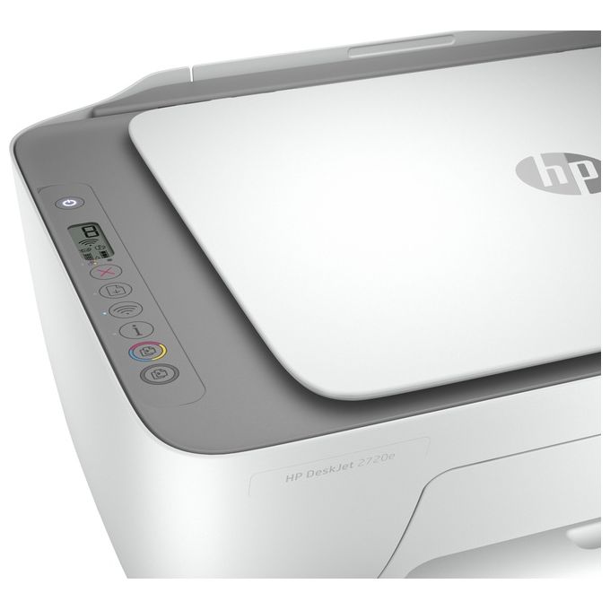 [ComeNuovo] HP Stampante Inkjet Multifunzione DeskJet 2720e Risoluzione 4800x1200 DPI A4 Wi-Fi Bianca
