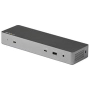 StarTech.com TB3CDK2DHUE Replicatore di Porte e Docking Station per Notebook Cablato Thunderbolt 3 Nero-Grigio
