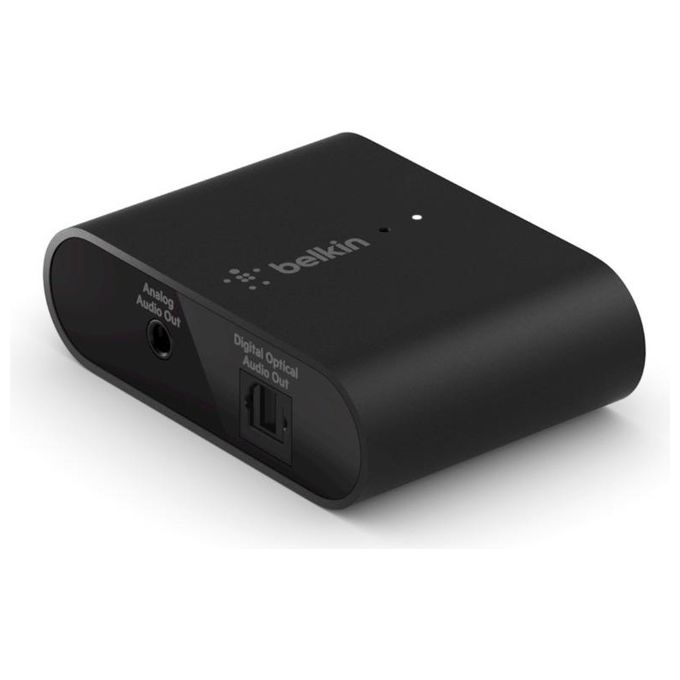 Belkin SoundForm Connect AirPlay 2 Adattatore Audio per lo Streaming Wireless Ingressi Audio Ottico e 3.5 mm Nero
