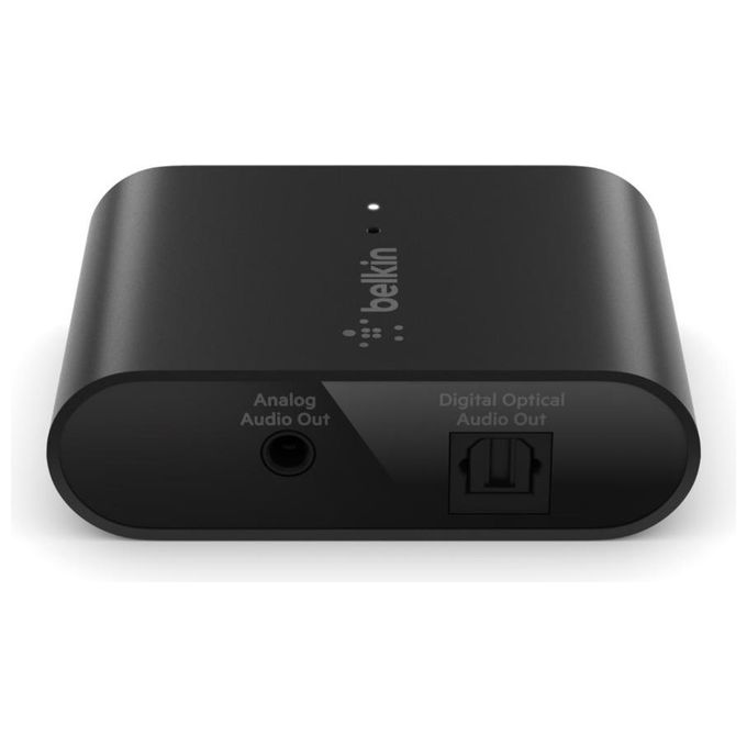 Belkin SoundForm Connect AirPlay 2 Adattatore Audio per lo Streaming Wireless Ingressi Audio Ottico e 3.5 mm Nero
