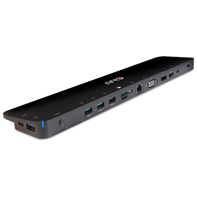 Club3D Usb 3.2 Gen1 C Triple Display Dynamic 100W Pd Charging Dock The 5 X Usb-a Ports Docking Usb 3.2 Gen 1 Type-c Nero