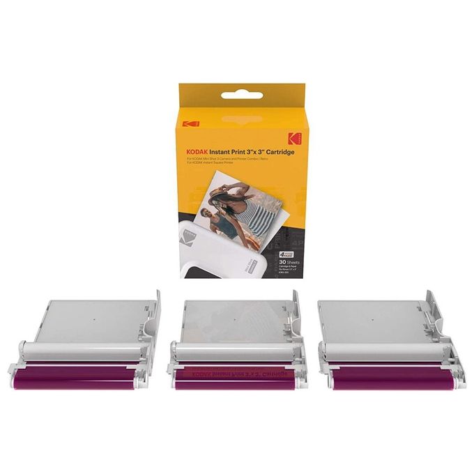 Kodak Carta Combo 3 Quadrato 30 Stampe