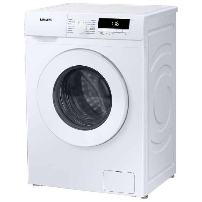 Samsung WW80T304MWW Serie 3000 Lavatrice Slim Carica Frontale Classe energetica D Capacita' di carico 8 Kg Centrifuga 1400 giri Motore Digital Inverter Profondita' 46,5 cm
