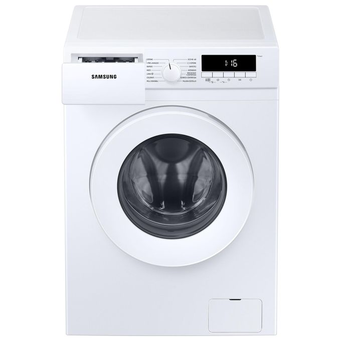 Samsung WW80T304MWW Serie 3000 Lavatrice Slim Carica Frontale Classe energetica D Capacita' di carico 8 Kg Centrifuga 1400 giri Motore Digital Inverter Profondita' 46,5 cm