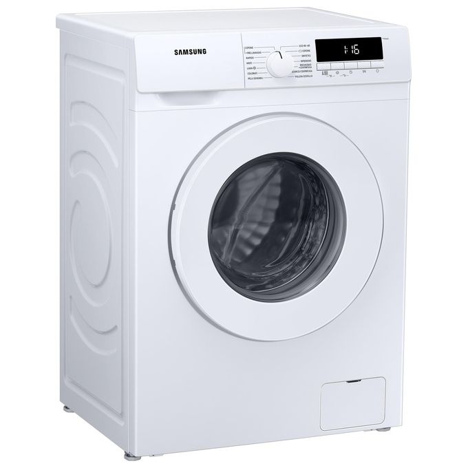 Samsung WW80T304MWW Serie 3000 Lavatrice Slim Carica Frontale Classe energetica D Capacita' di carico 8 Kg Centrifuga 1400 giri Motore Digital Inverter Profondita' 46,5 cm