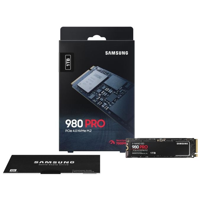 Samsung 980 Pro Ssd Interno M.2 1000Gb Pci Express 4.0 V-nand Mlc Nvme