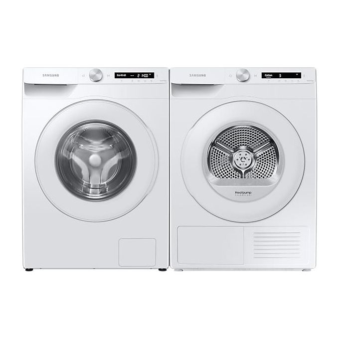 Samsung DV90T5240TW Asciugatrice a Pompa di Calore con AI Control e Capacita' di Carico di 9 Kg Classe Energetica A+++