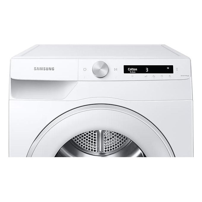 Samsung DV90T5240TW Asciugatrice a Pompa di Calore con AI Control e Capacita' di Carico di 9 Kg Classe Energetica A+++